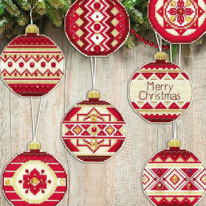 Christmas tree toy. Plastic Canvas Cross-stitch kit T-08C