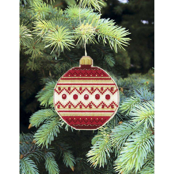 Christmas tree toy. Plastic Canvas Cross-stitch kit T-10C