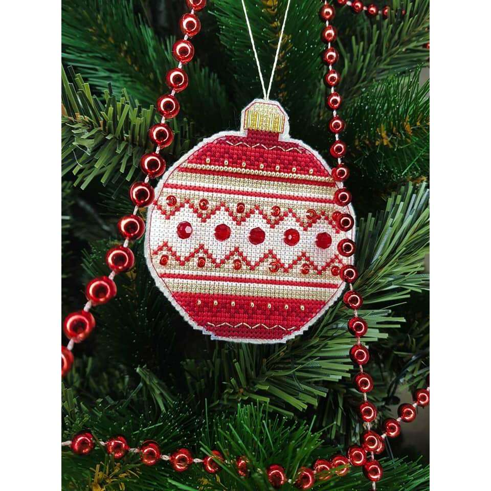 Christmas tree toy. Plastic Canvas Cross-stitch kit T-10C