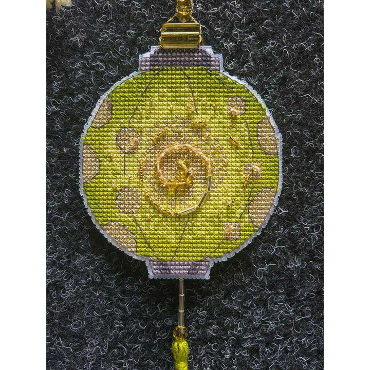 Christmas tree toy. Plastic Canvas Cross-stitch kit T-23C "Colorful lanterns"