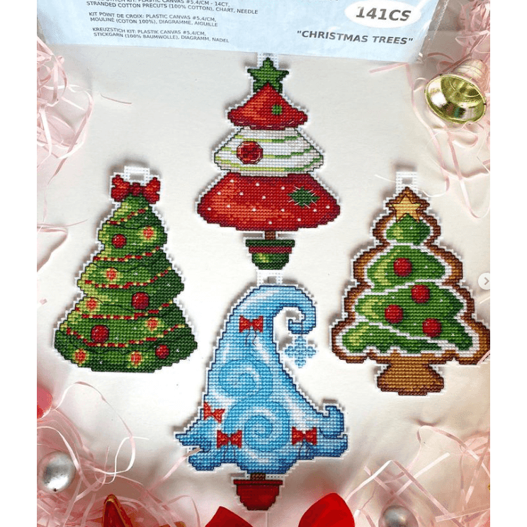 Christmas Trees 141CS Counted Cross-Stitch Kit