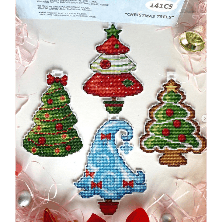 Christmas Trees 141CS Counted Cross-Stitch Kit
