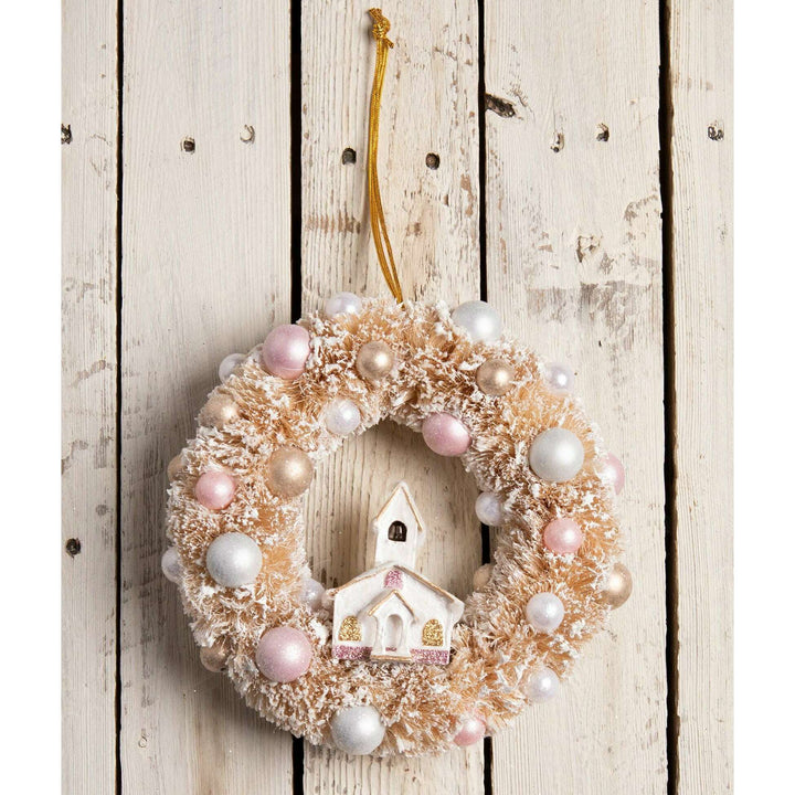 Church in Wreath by Bethany Lowe Designs, christmas decor