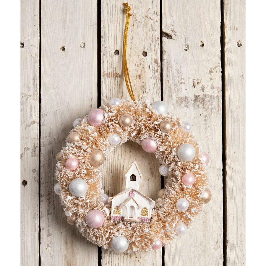 Church in Wreath by Bethany Lowe Designs, christmas decor