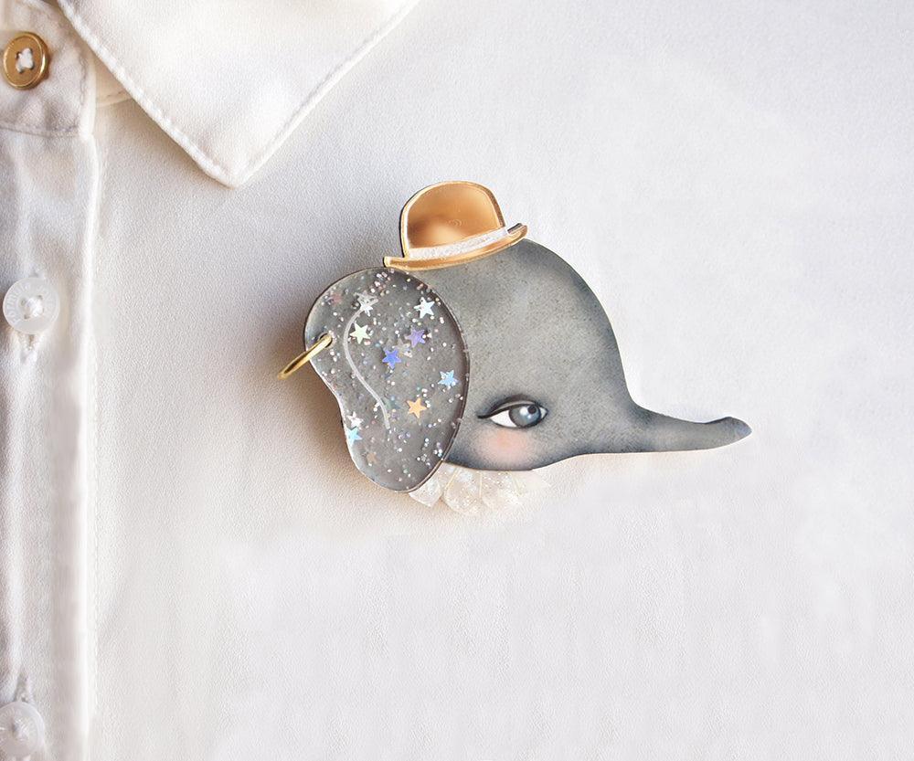 Circus Elephant Brooch by Laliblue - Quirks!