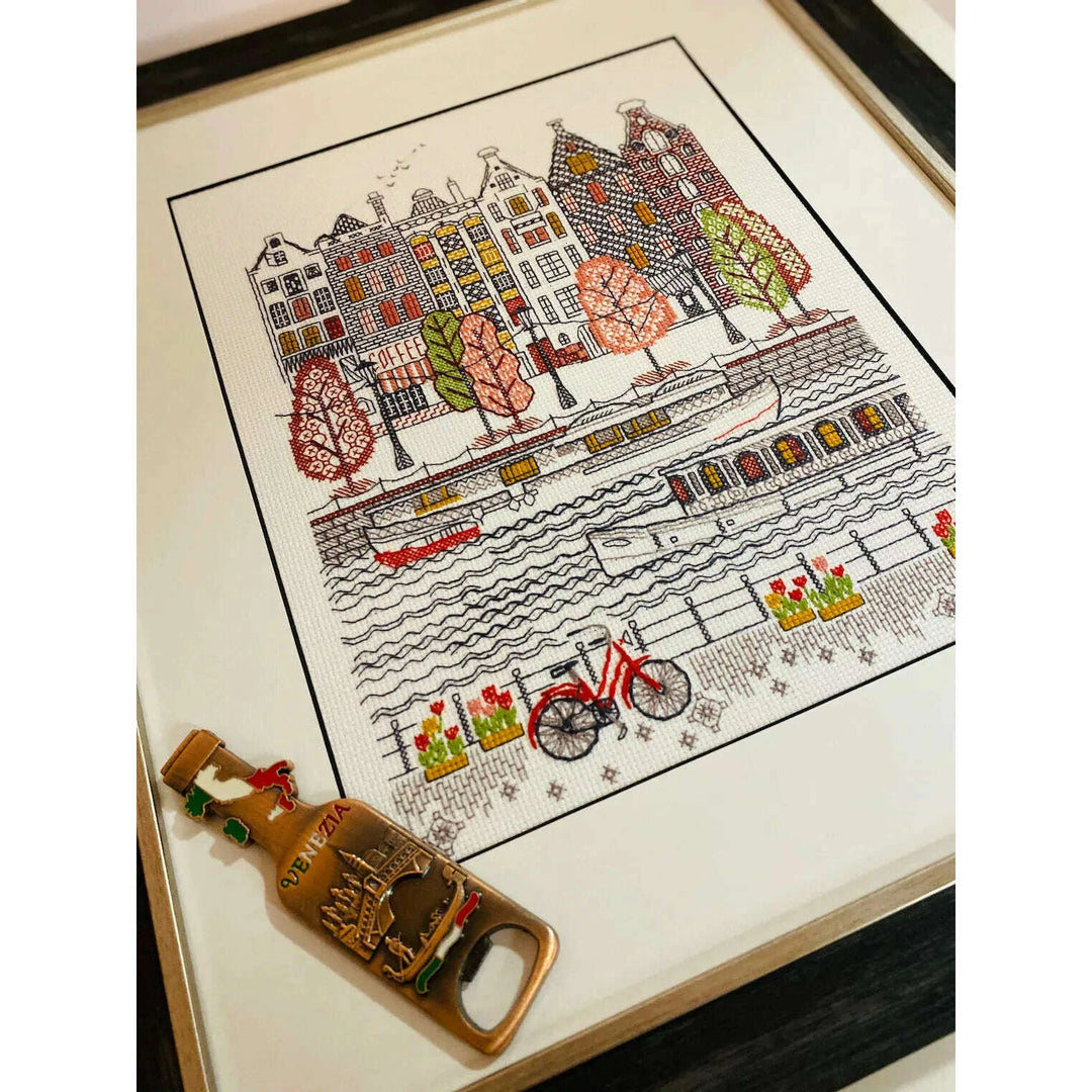 City on Water R2051 Counted Cross Stitch Kit