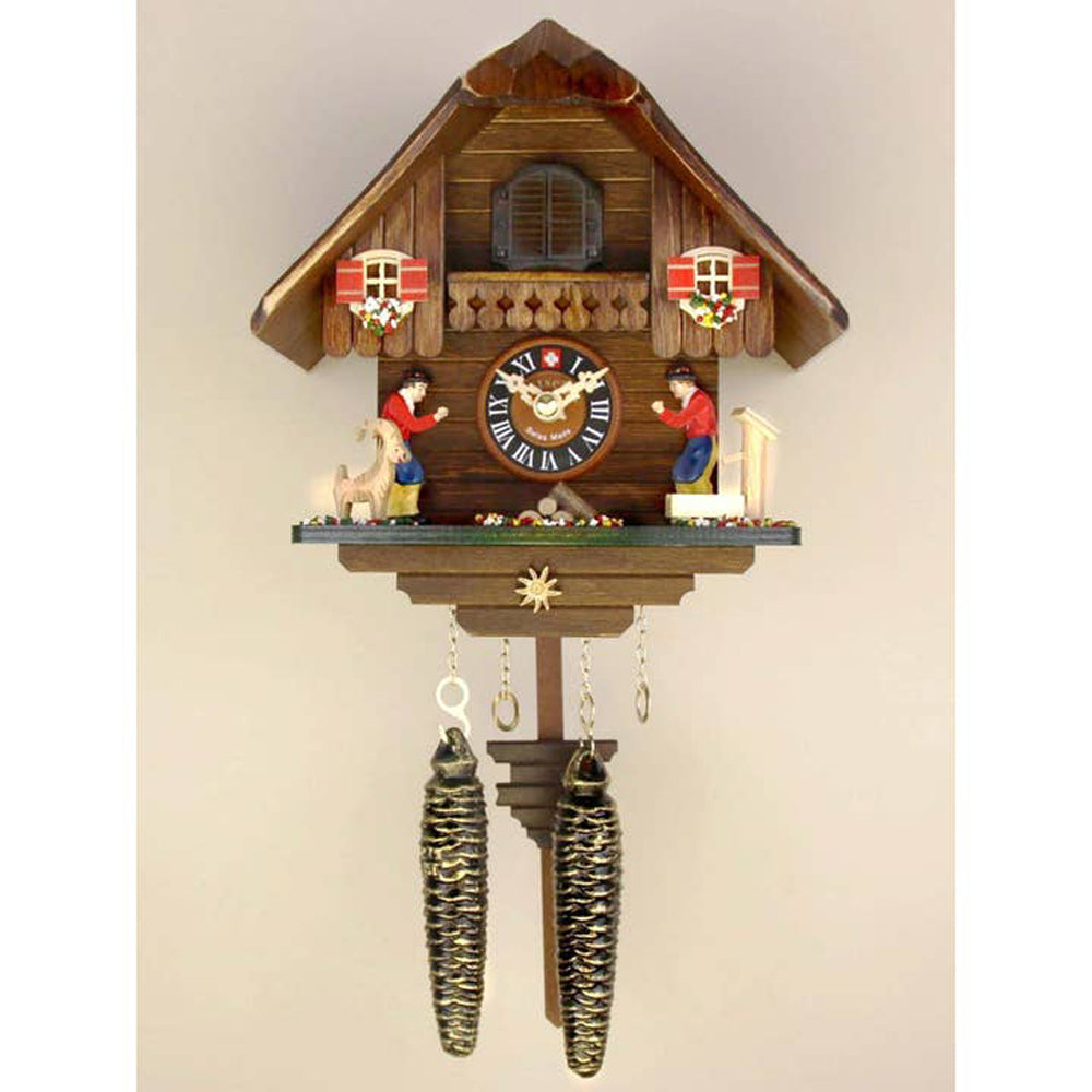 Classic Emmental Chalet Quartz by Kit Cat Klock 