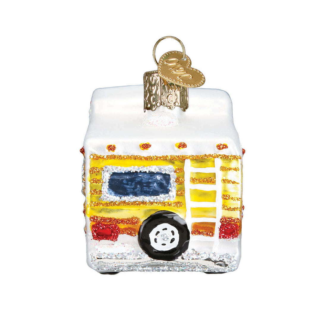 Old World Christmas Classic Motorhome Blown Glass Ornament