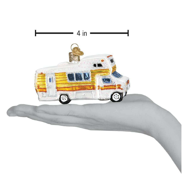 Old World Christmas Classic Motorhome Blown Glass Ornament