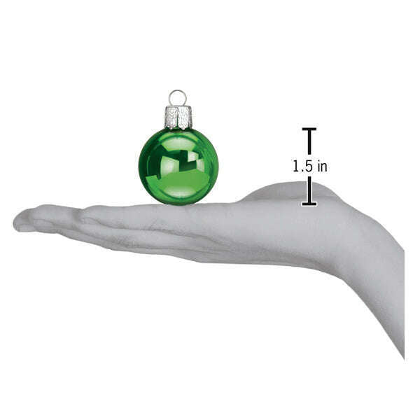 Old World Christmas Classics Balls 1.5 Inch 12 Count Blown Glass Ornament Set