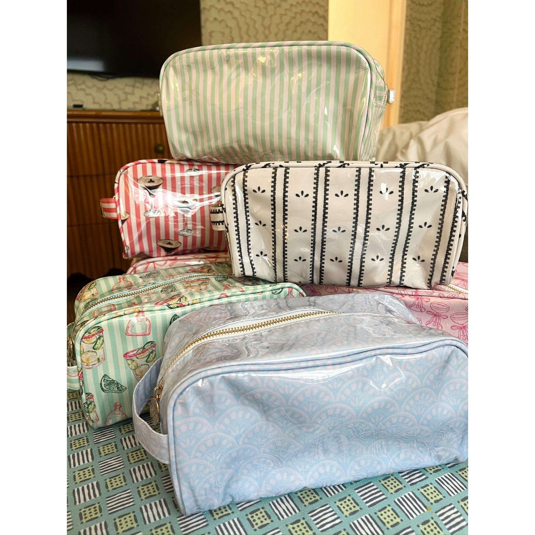 Clear Coat Toiletry Dopp Kit