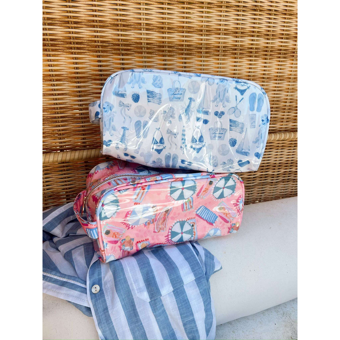Clear Coat Toiletry Dopp Kit