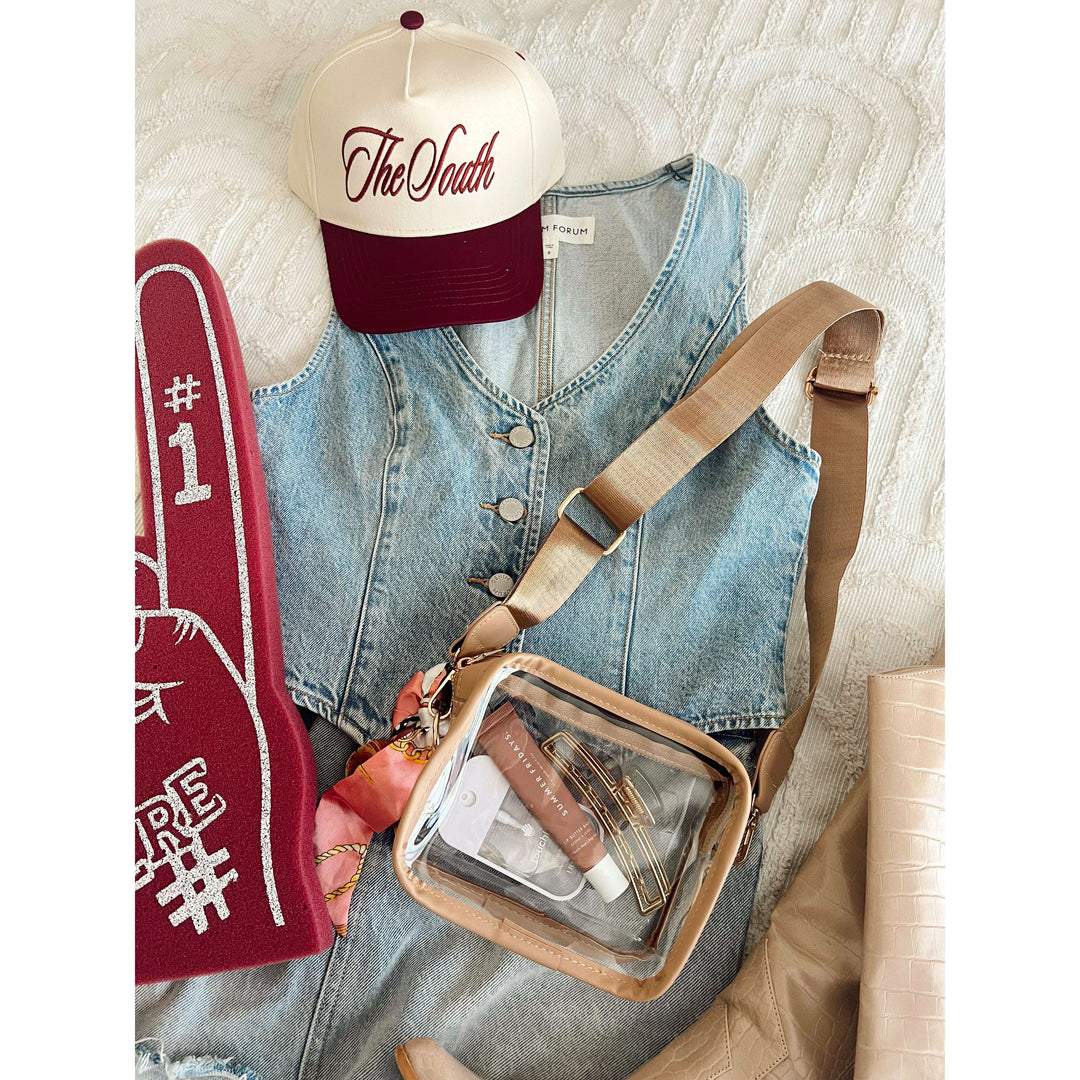 Clear Gameday + Concert Purse