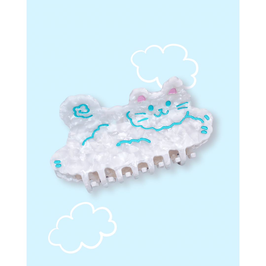 Cloud Cat Hair Claw Clip