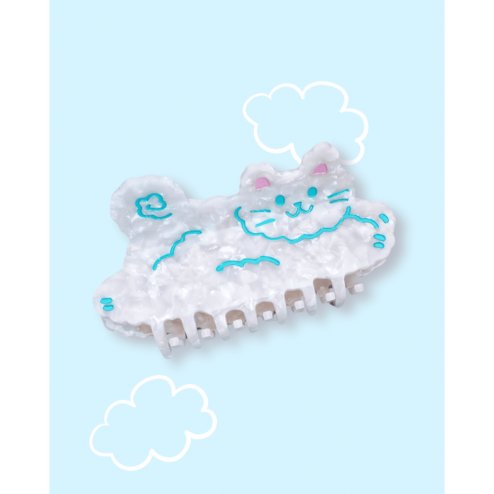 Cloud Cat Hair Claw Clip