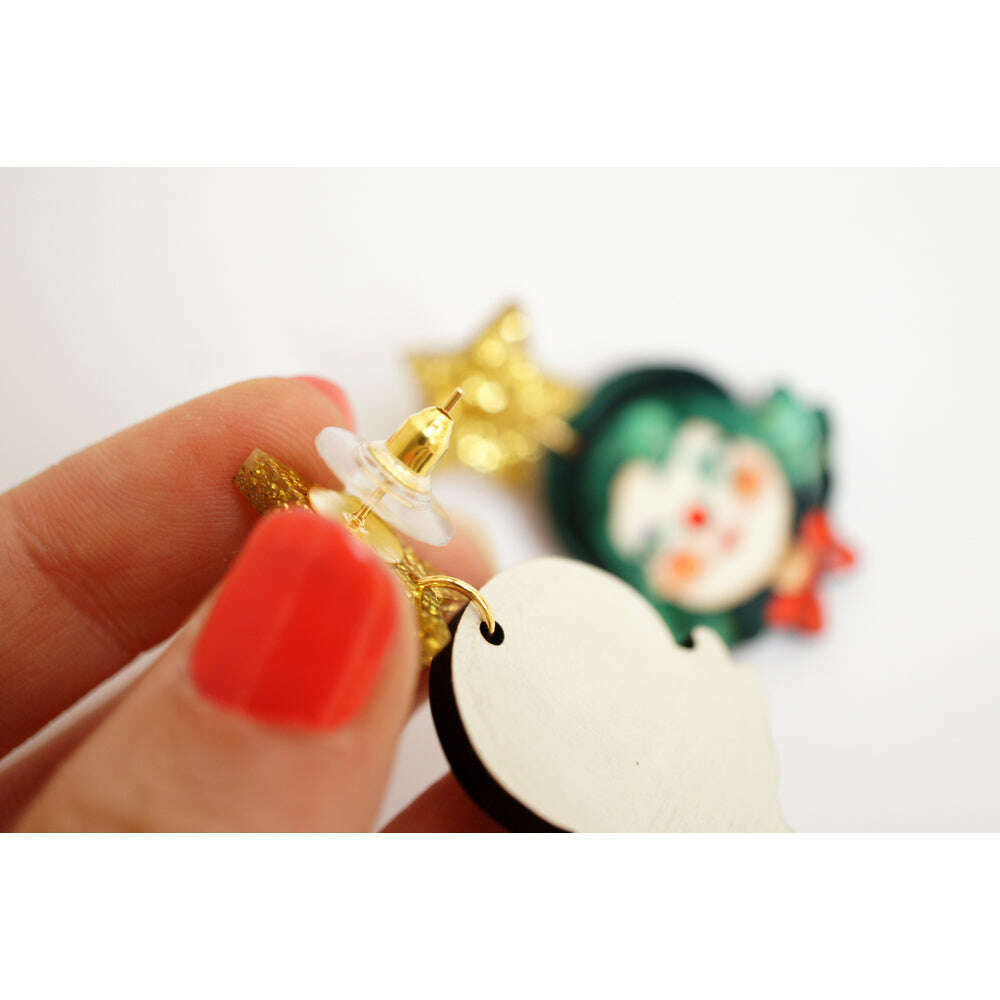 Clown Earrings by Laliblue – view 5