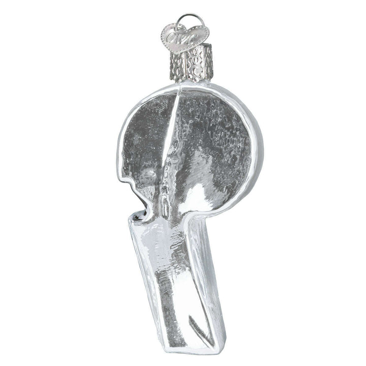 Old World Christmas Coach's Whistle Blown Glass Ornament