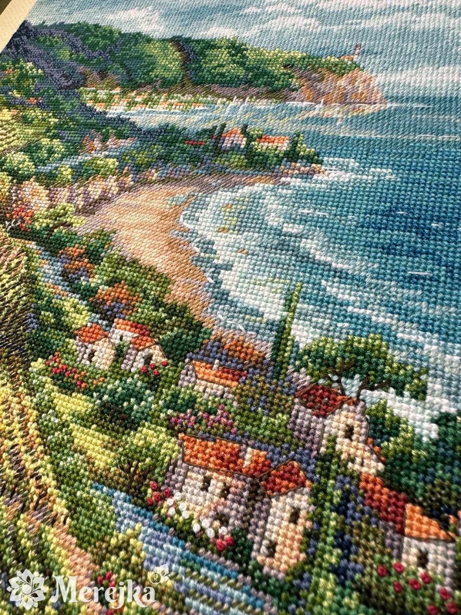 Coastline View K-226 Counted Cross-Stitch Kit