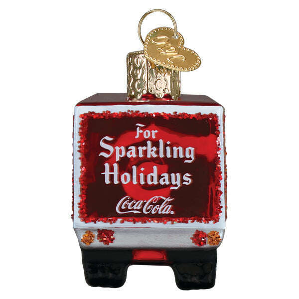 Old World Christmas Coca-Cola Christmas Truck Blown Glass Ornament