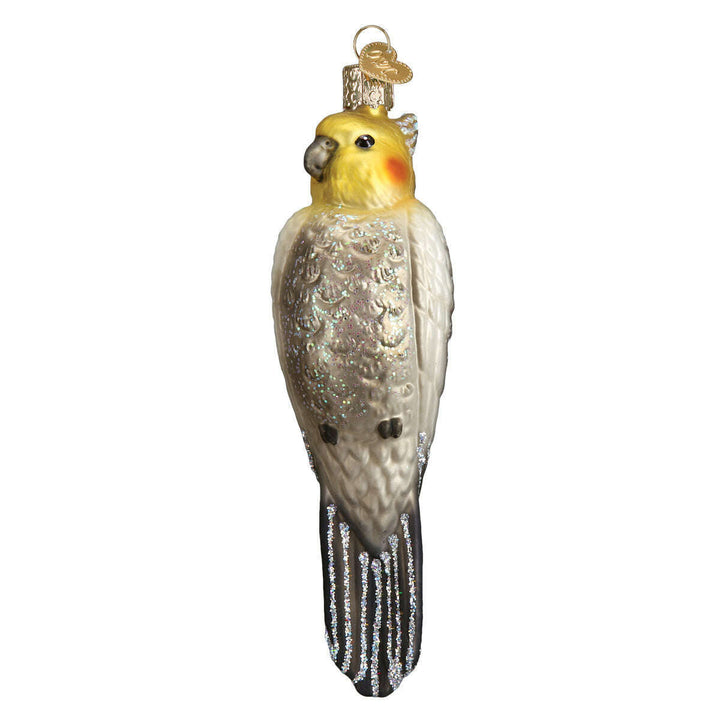 Old World Christmas Cockatiel Blown Glass Ornament