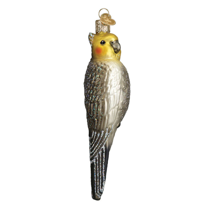 Old World Christmas Cockatiel Blown Glass Ornament