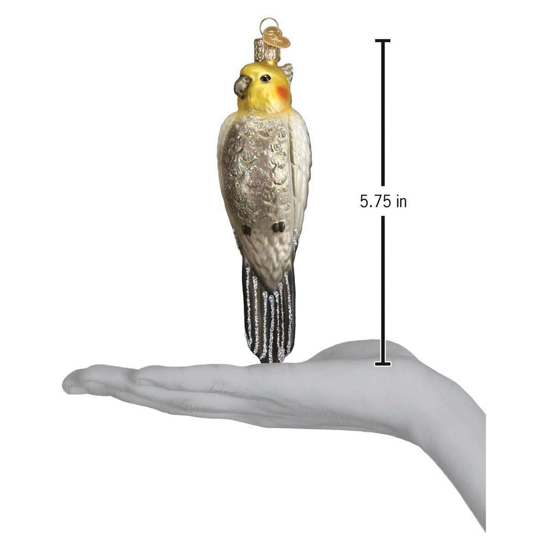 Old World Christmas Cockatiel Blown Glass Ornament