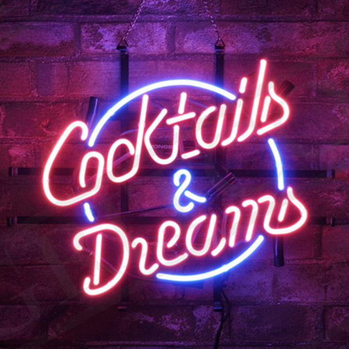 Cocktails & Dreams Neon Signs Light