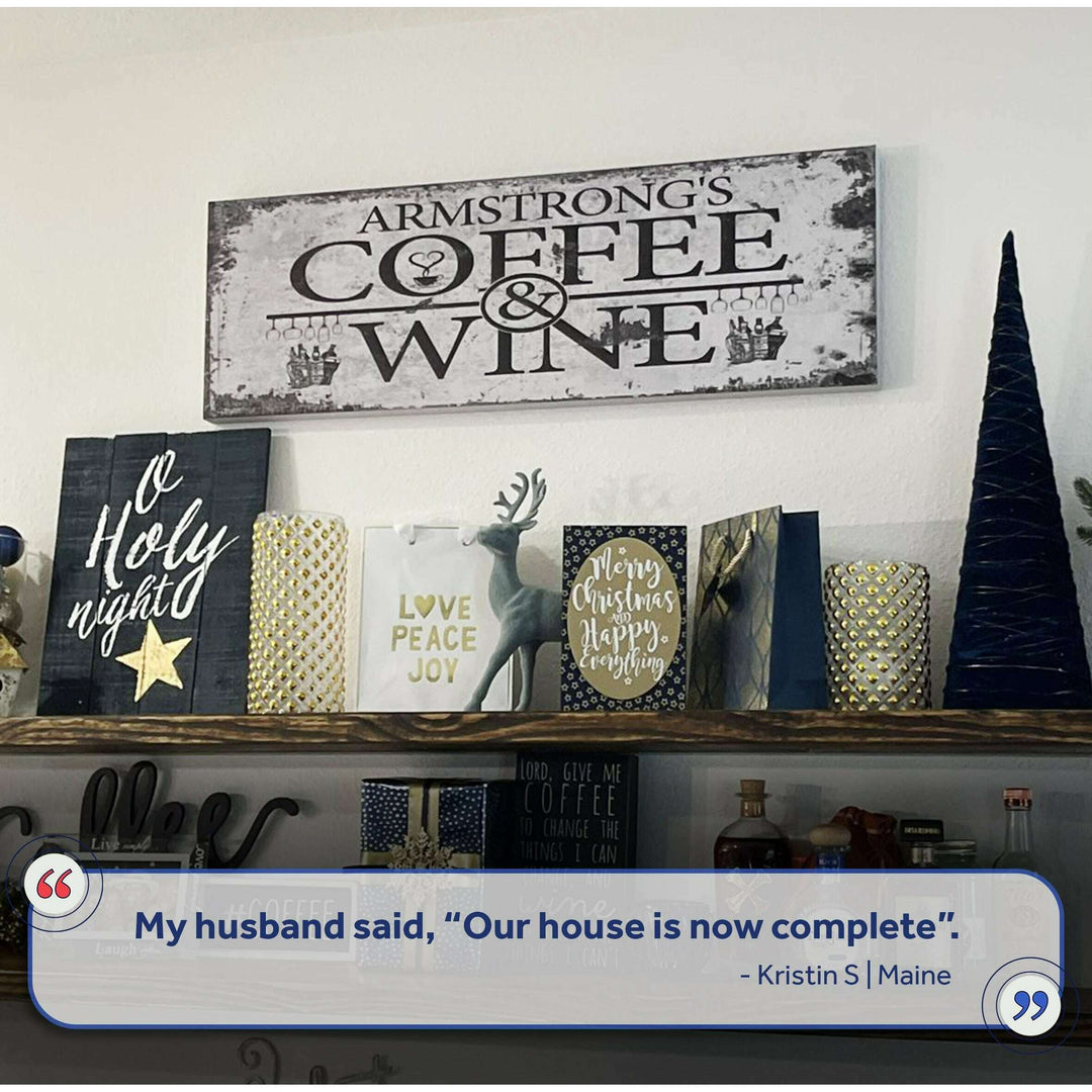 Coffee and Wine Sign