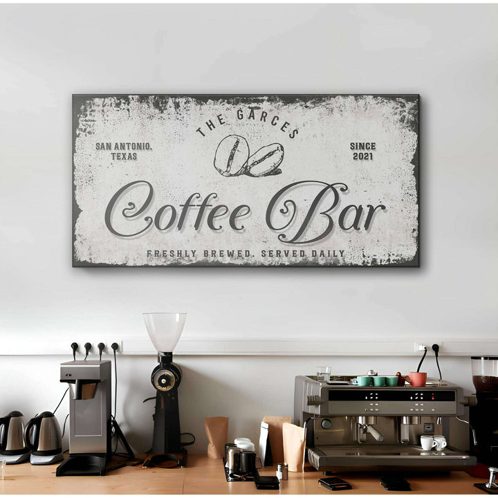Coffee Bar Sign IV