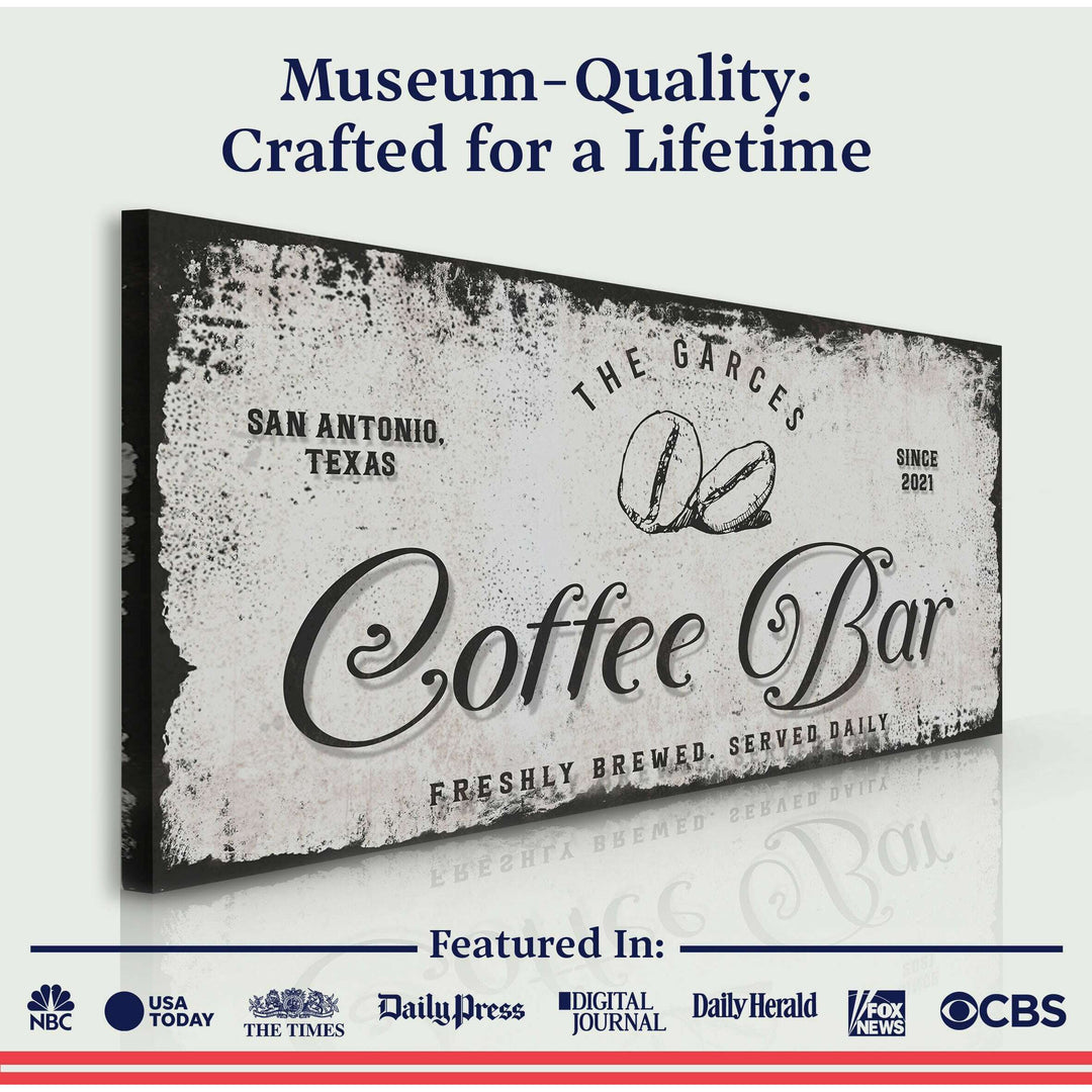 Coffee Bar Sign IV