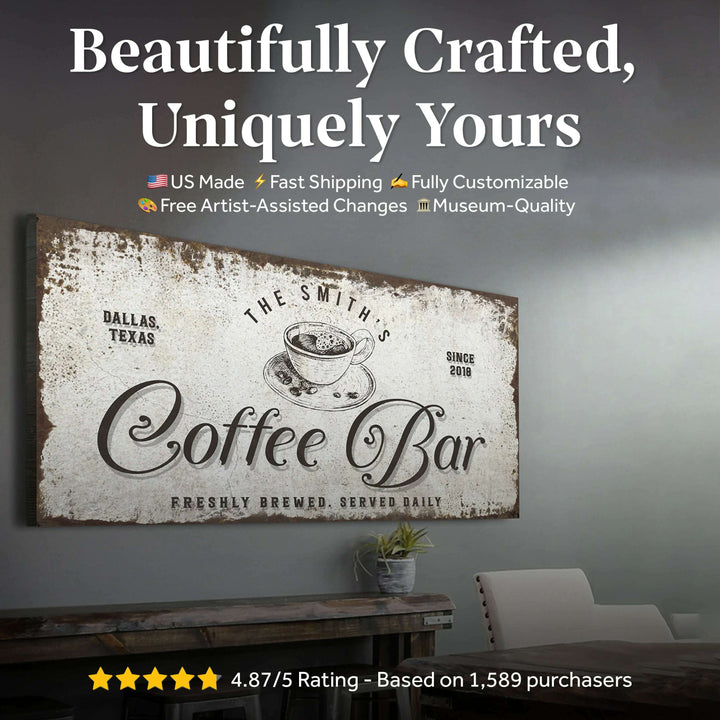Coffee Bar Sign