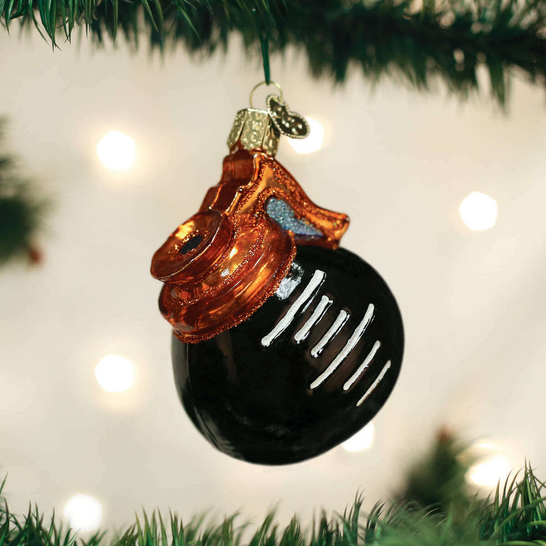 Old World Christmas Coffee Pot Blown Glass Ornament