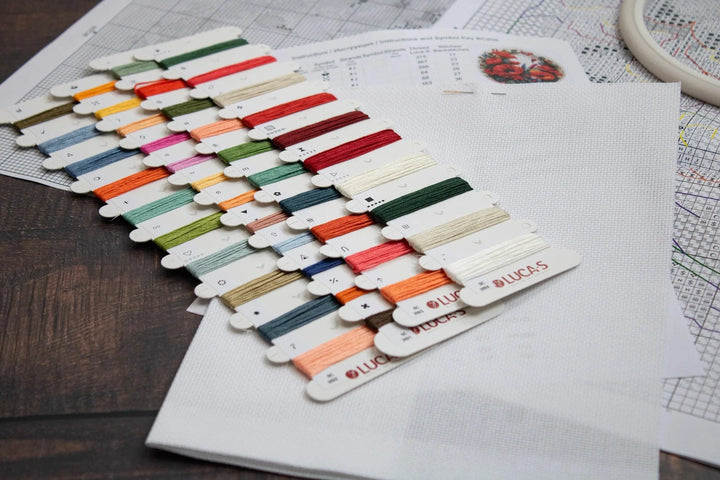 Composition With Poppies BC209l Counted Cross-Stitch Kit