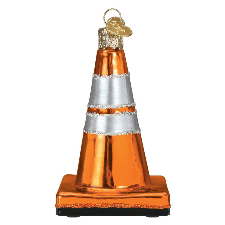 Old World Christmas Cone Blown Glass Ornament