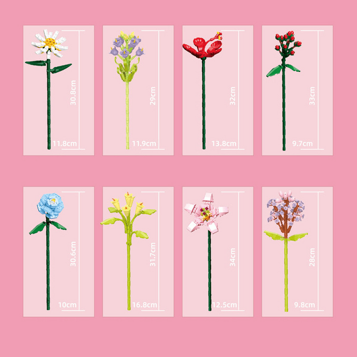 Constructor flower bouquet in a vase F07M9-4(109)