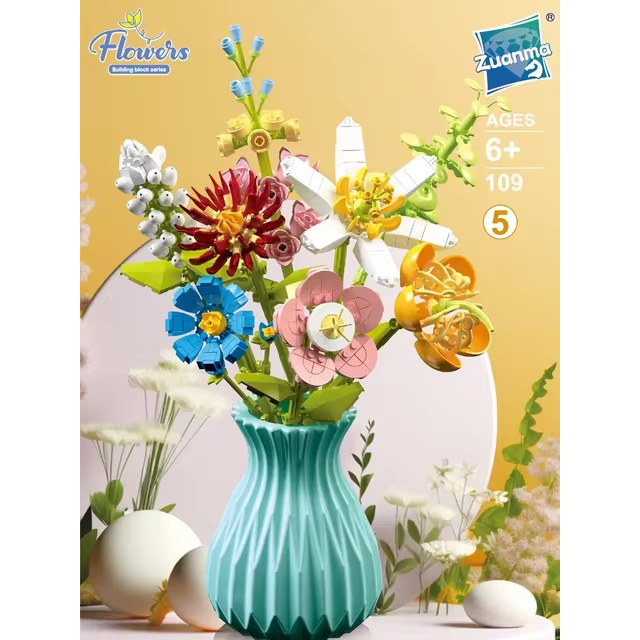 Constructor flower bouquet in a vase F07M9-5(109)