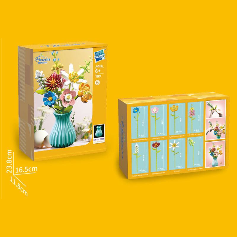 Constructor flower bouquet in a vase F07M9-5(109)