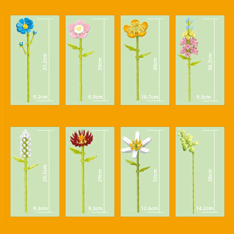 Constructor flower bouquet in a vase F07M9-5(109)