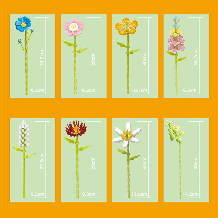 Constructor flower bouquet in a vase F07M9-5(109)