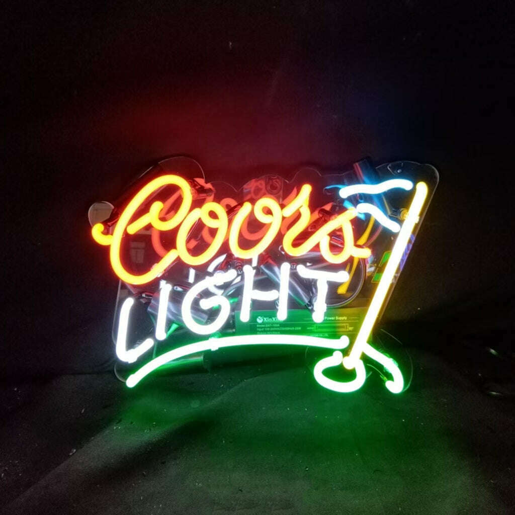 Coors Light Golf Neon Sign Light