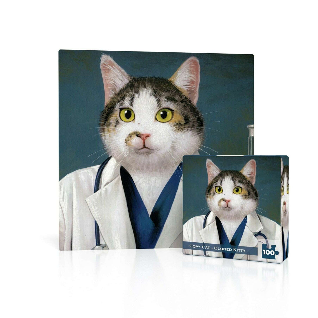 Copy Cat - Cloned Kitty Mini Jigsaw Puzzle