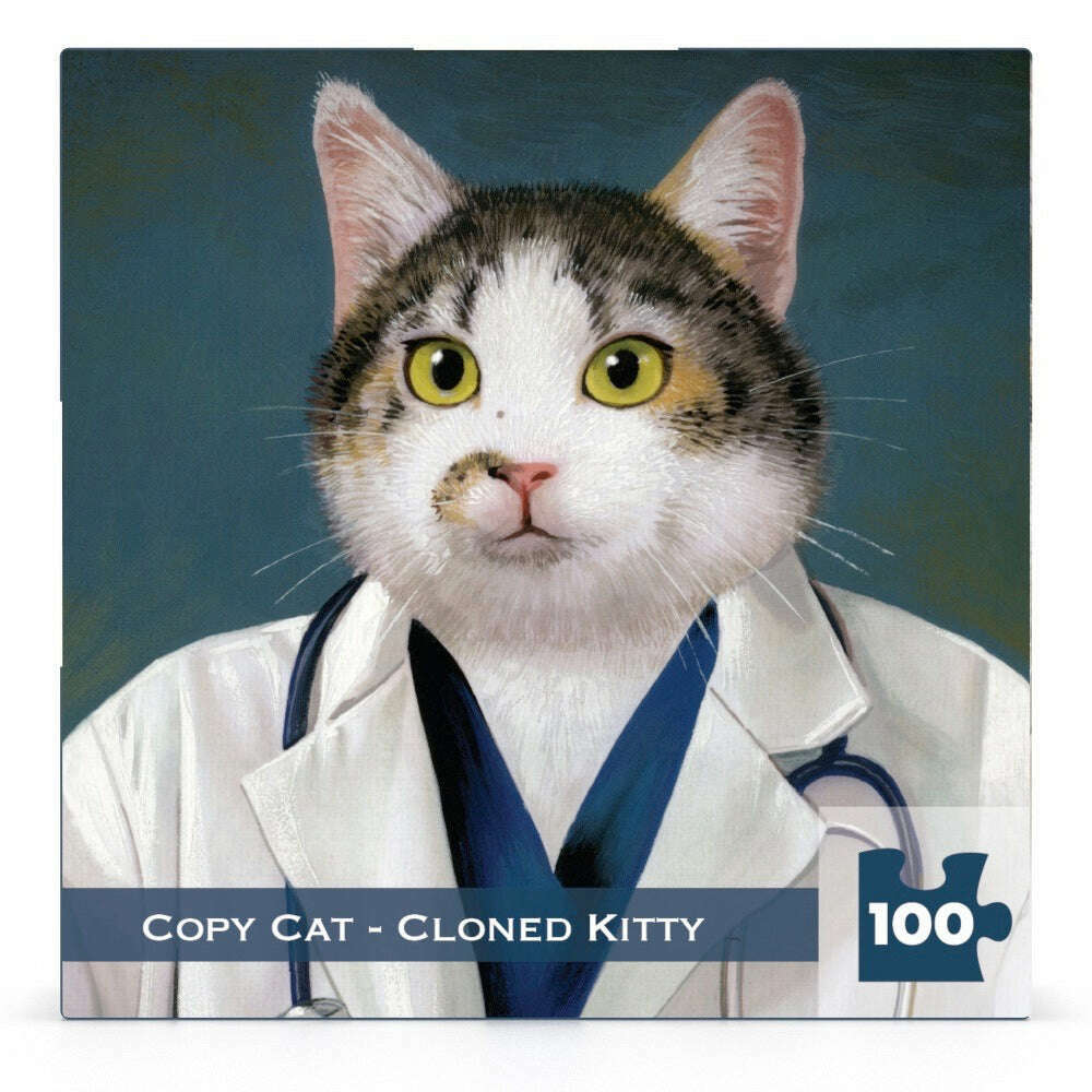 Copy Cat - Cloned Kitty Mini Jigsaw Puzzle