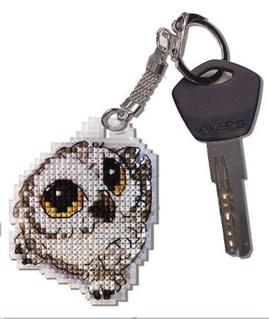 Pendant - Owl Counted cross stitch kit 8090A