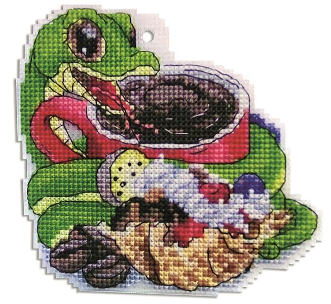 Snake Counted cross stitch kit 8093A