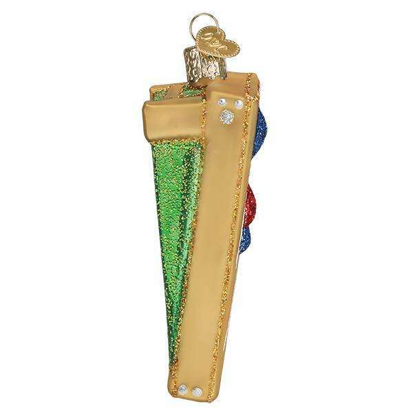 Old World Christmas Corn Hole Game Blown Glass Ornament