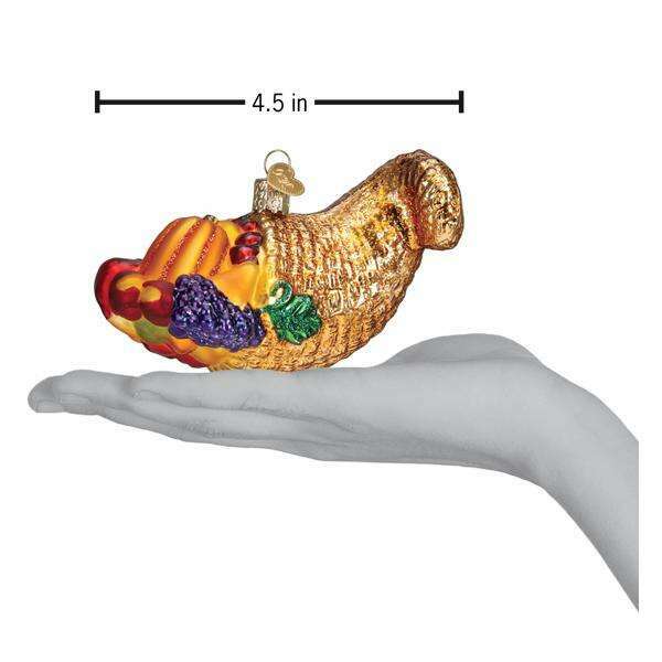 Old World Christmas Cornucopia Blown Glass Ornament