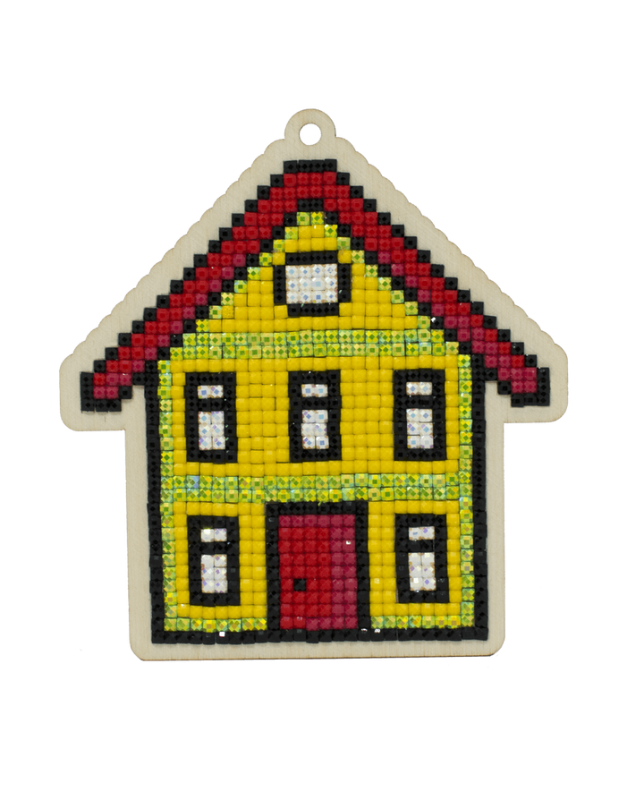 Cosy Home WWP383 Diamond Painting on Plywood Kit