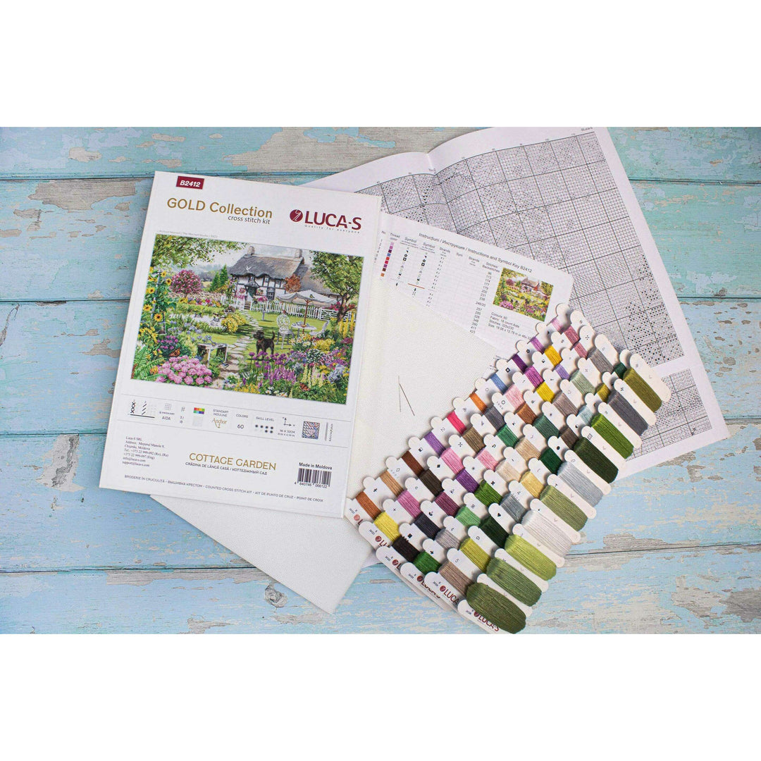 Cottage Garden B2412L Counted Cross-Stitch Kit