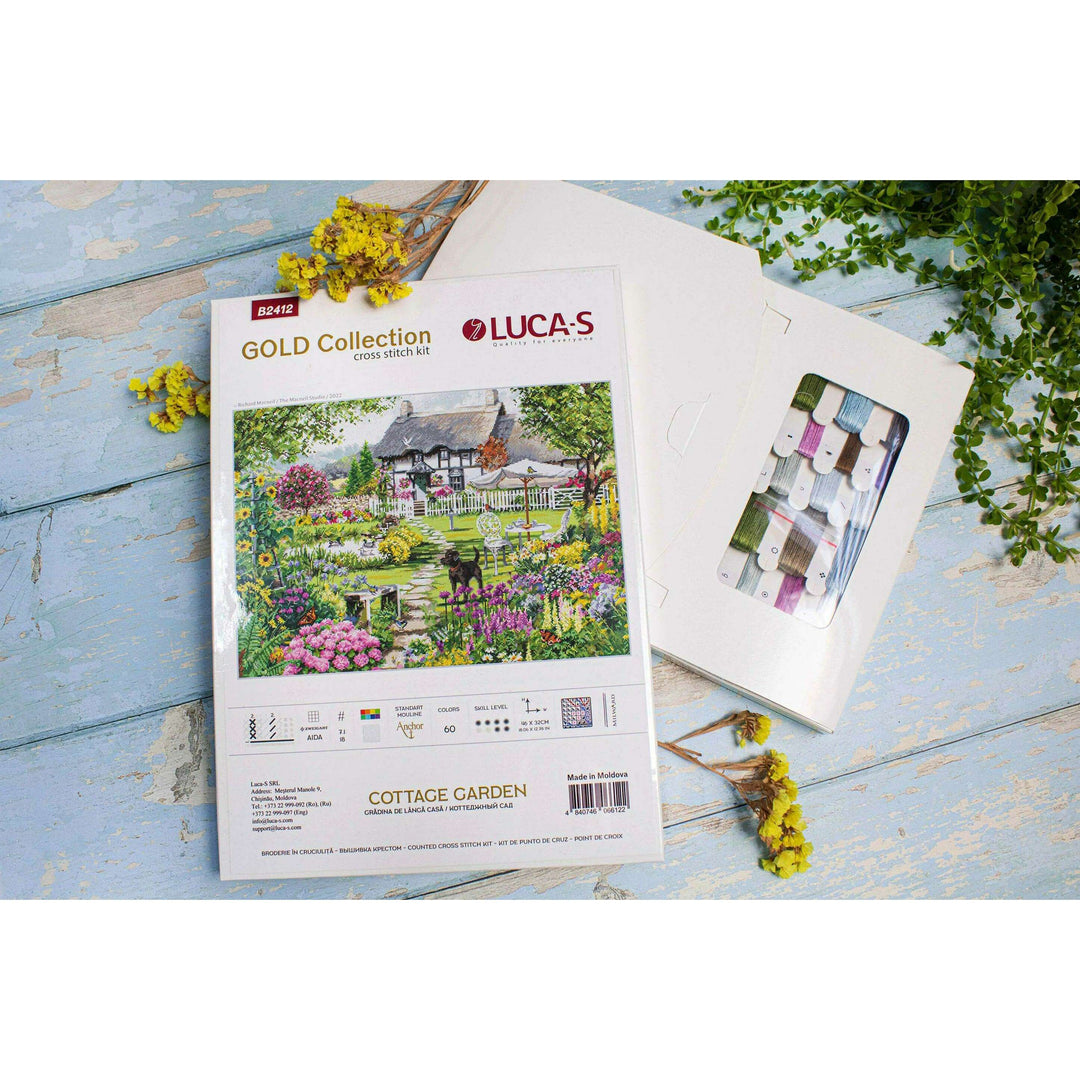 Cottage Garden B2412L Counted Cross-Stitch Kit