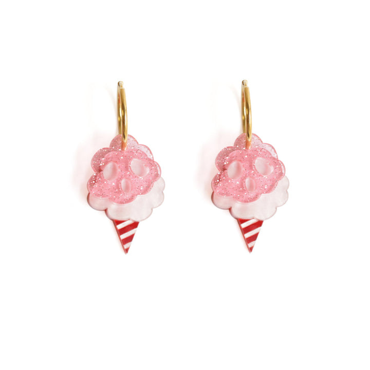 Cotton Candy Earrings by Laliblue 